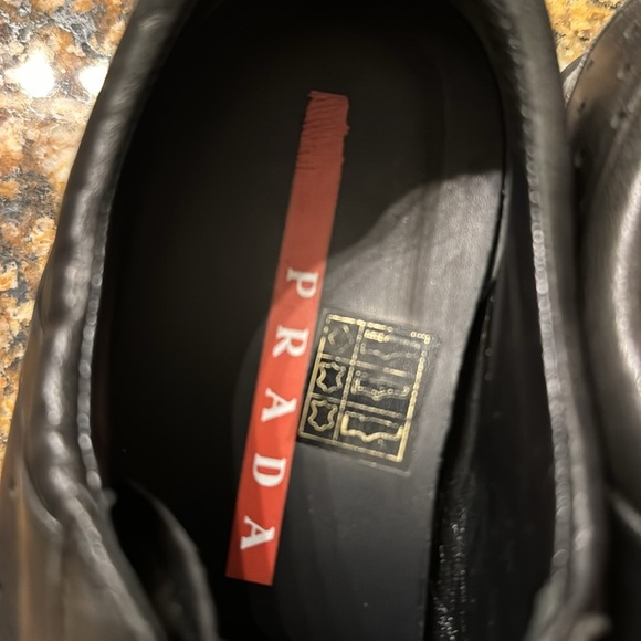 Black Prada slip on shoes Vintage sneakers - Picture 3 of 9